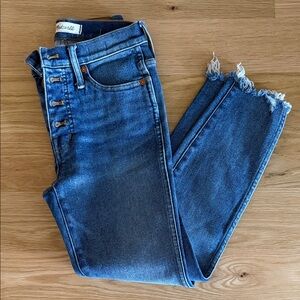 Madewell ankle skinny jeans